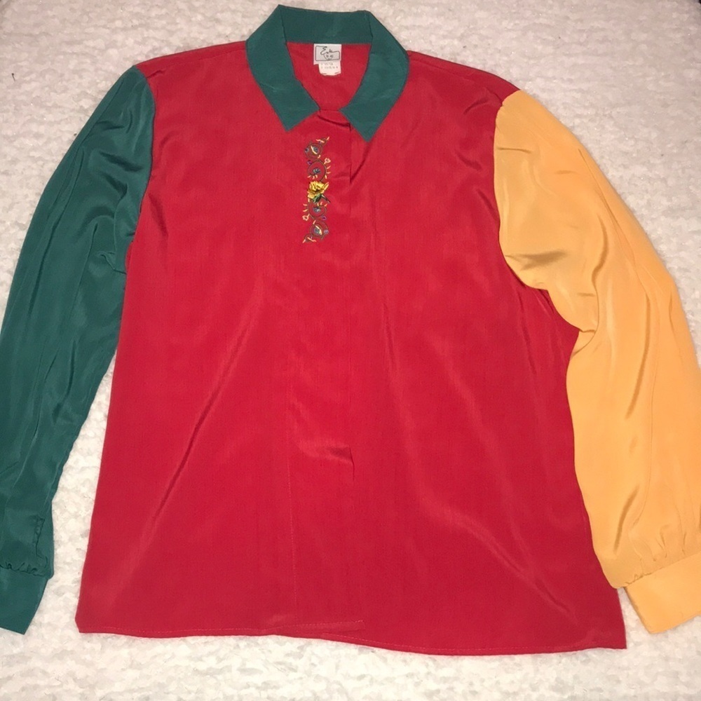 Eva Blouse Button Down 15/16